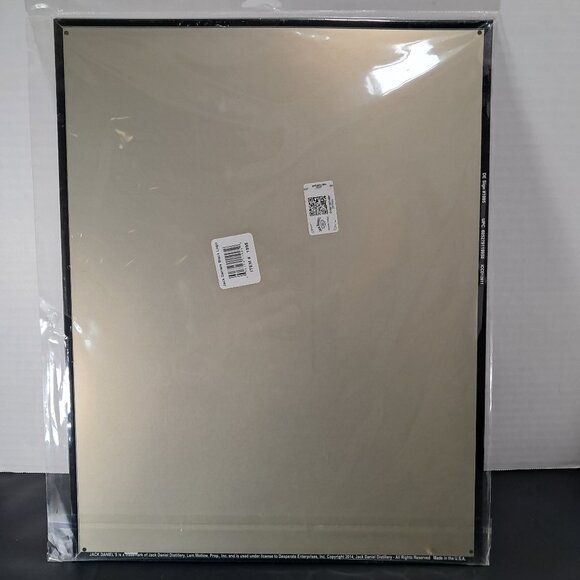 Black & White Jack Daniels Old No. 7 Label Large Premium Metal Tin Sign New!! - Picture 2 of 10